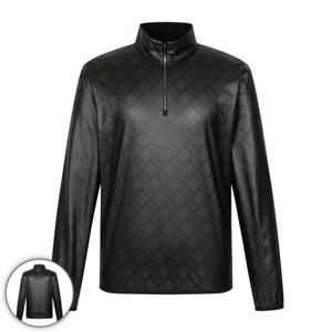 [핑] 남성 프린트 방풍 반집업 긴팔 이너 티셔츠 111E3TI012