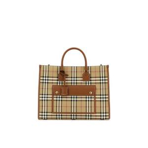 Burberry 프린트 canvas 미디움 Freya shopping 백 8109792A9534