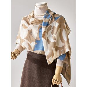 [커스텀에이블]배색 로즈 롱스카프_T2512AC038D