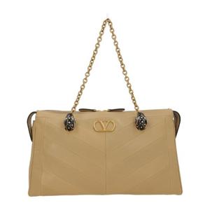 발렌티노 쉐브론 패치워크 가죽 체인 숄더백 8W2B0S70 UYFDN3