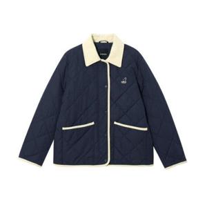 캉골자켓 CQK KRFW-JK85560NV 우먼스 코듀로이 칼라 큐 자켓 8556 네이비