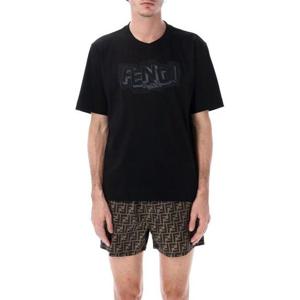 펜디 반팔 티셔츠 26PFY0936AW0W F0QA1 Black