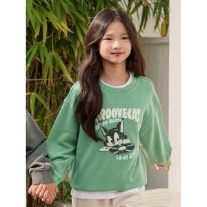 [탑텐키즈]공용) 테리 가먼트 다잉 스웨트셔츠 MKG1TR3201