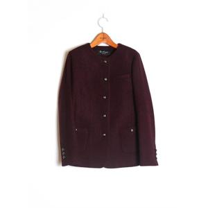 [비꼴리끄] 테이피드 노카라 숏자켓