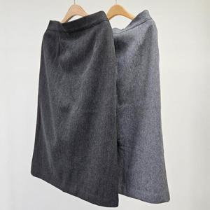 빅사이즈심플치마 T427L412 스튜디오H백밴딩스커트 CR