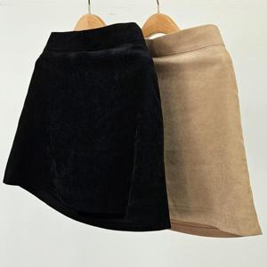 빅사이즈팬츠스커트 T520L412 이슬이밴딩치마반바지 LT