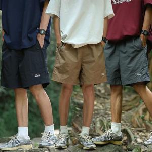 남자 와이드 스타일 얇은 밴딩 반바지 URK-450