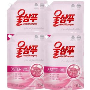 애경 울샴푸 오리지널 1.5L x 4개 SD