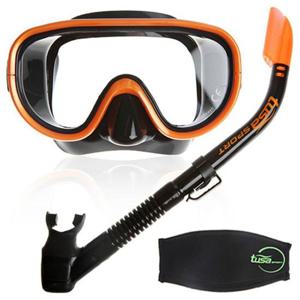 투사 스노클링용 마스크 수경 스노클세트 Z61482 취미