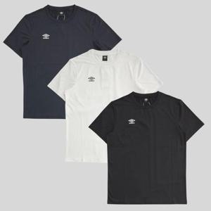 [엄브로] 2025 UQ121SRS11/베이직 폴리스판 스몰로고 반팔티 /BLK0(블랙),DVY0(네이비),WHT0(화이트)