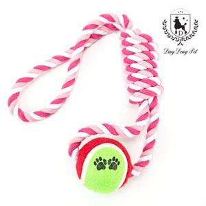[딩동펫]강아지 장난감 로프공실타래_레드 강아지용품
