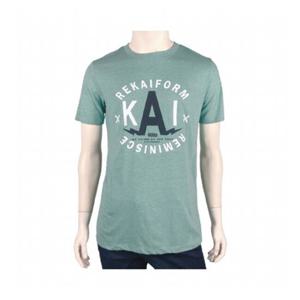 [카이아크만]2도 레터링 프린트 티셔츠(KPBTS590M0_GR)