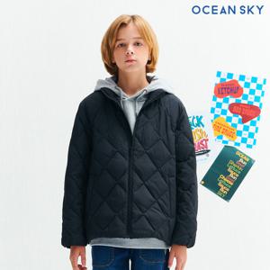 [오션스카이] 공용 베이직 덕다운 경량 점퍼-CFJB4701C03