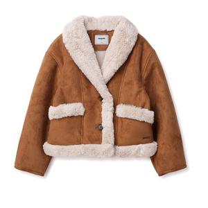 [레노마키즈]R2341J012숄카라 무스탕 자켓_JJ