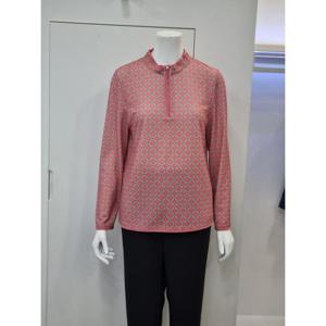 벨리시앙 세이브존04 반하이넥  체인패턴 블라우스 BL4431