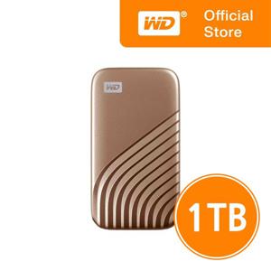 웨스턴디지털 WD My Passport SSD 1TB 골드 포터블 외장SSD USB 3.2 Gen2 NVMe기반