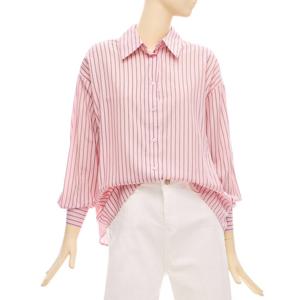 FOCUS  모던줄지셔츠카라블라우스 PBBF5S1BL5191