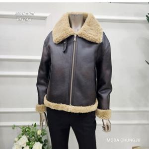 [미니멈]MD 에코 레더 퍼 무스탕 자켓 MD MMYDKLJ0800_CJ