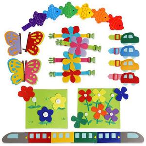 인지놀이 무지개 소근육놀이 7종 MC90371