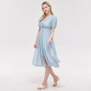 FOCUS  리프 자수 롱 원피스 PBVFF5M3OP3141