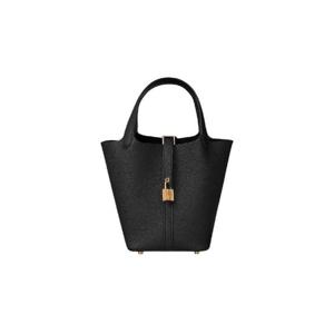 에르메스 피코탄 락 18 백 클레망스   골드 하드웨어 누아 H056289CC89