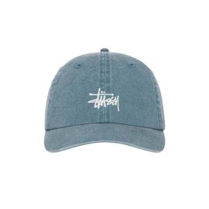 스투시 로우 프로파일 베이직 워시드 스트랩백 잉크 블루 1311163