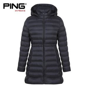 [핑][PING] 2024년 가을 신상 여성 후드 구스 다운 점퍼 121D3JP