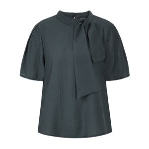 FOCUS  더블 타이 홀 블라우스 PBVFF5M1BL5611