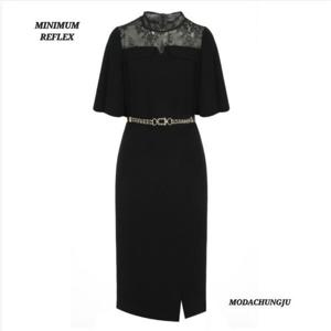 [미니멈]MD 플라워 레이스 배색 원피스  MD MMXCAWO7090_CJ