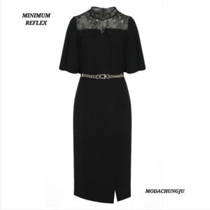 [미니멈]MD 플라워 레이스 배색 원피스  MD MXCAWO7090_CJ