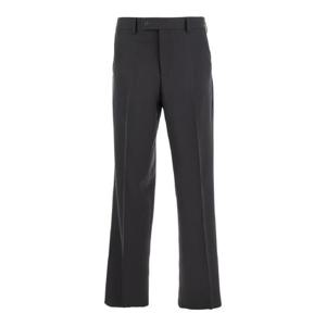 FENDI Brown Pants with Belt Loops and FF Plaque on the Loop in Wool Blend  Man FB1089ASCBF0TY8