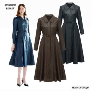 [미니멈]MD 에코 레더 플레어원피스 MD MMYCAWO8330_CJ