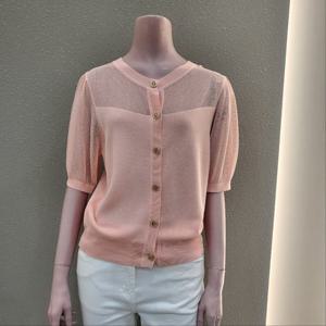 [꼼빠니아]라운드 시스루 니트티 CAFU4-WSC100 _IC