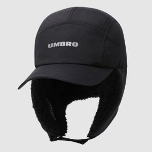 M 엄브로모자 CQK UP421CCPO2-BLK 이어플랩 캡 / BLACK