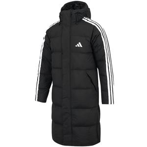 [정품] 아디다스 3-스트라이프 레귤러 핏 롱 다운 코트 (JZ8731)