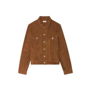 쟈딕앤볼테르 버튼 스웨이드 재킷 RMOW01125