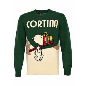 [MC2 SAINT BARTH] 라프리마 남성 크루 넥 Heron 스누피 울 앤 캐시미어 스웨터 HER001101149I None /8