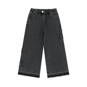 [티파니(정상)](T56KAP010)-GY 스타패치 데님 PT