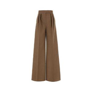 MAX MARA Biscuit wool Teruel flared leg pant 2521136081600 005