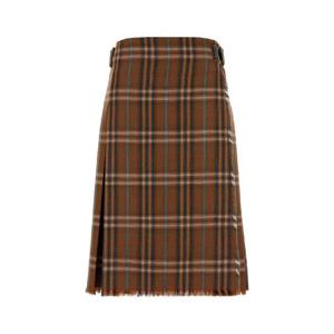 BURBERRY Embroidered wool skirt 8113987 C4032