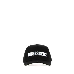 DSQUARED Black cotton baseball cap BCM092605C00001 M063