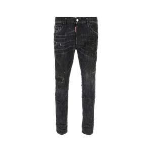 DSQUARED Black stretch denim Skater jeans S71LB1665S30357 900