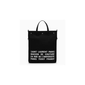 SAINT LAURENT 검은색 캔버스 소재의 노스사우스 토트백 710264FAA5EXFYSL-1031