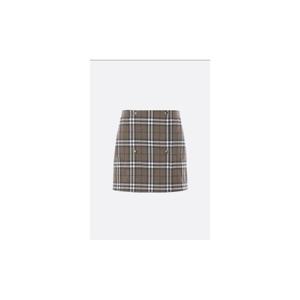 BURBERRY check wool miniskirt 8110911C3078