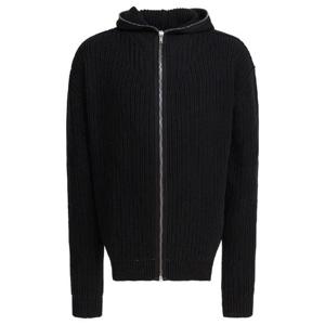 RICK OWENS Wool zipper cardigan RU02E1647KWV09