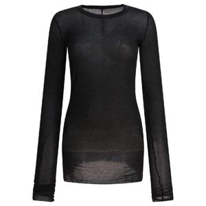 RICK OWENS Ribbed viscose and wool T shirt RP02E4202RC09