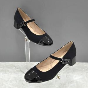 [탠디]여성 스트랩 포인트 미들힐 X2HS50DS14 BLACK 1SD JJ