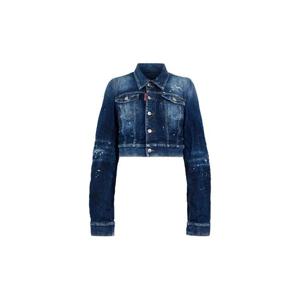 25 FW 디스퀘어드2 스팟 워싱 딘 진 재킷 S75AM1155S30664 TP446246915