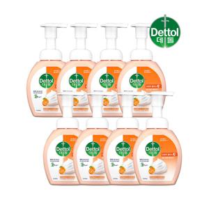 데톨 오렌지 포밍 핸드워시 250g x8개 손세정 핸드솝 거품비누