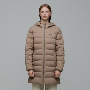 내셔널지오그래픽 N244WDW011 여성 밀버스 경량 구스 다운 중기장 점퍼 BEIGE